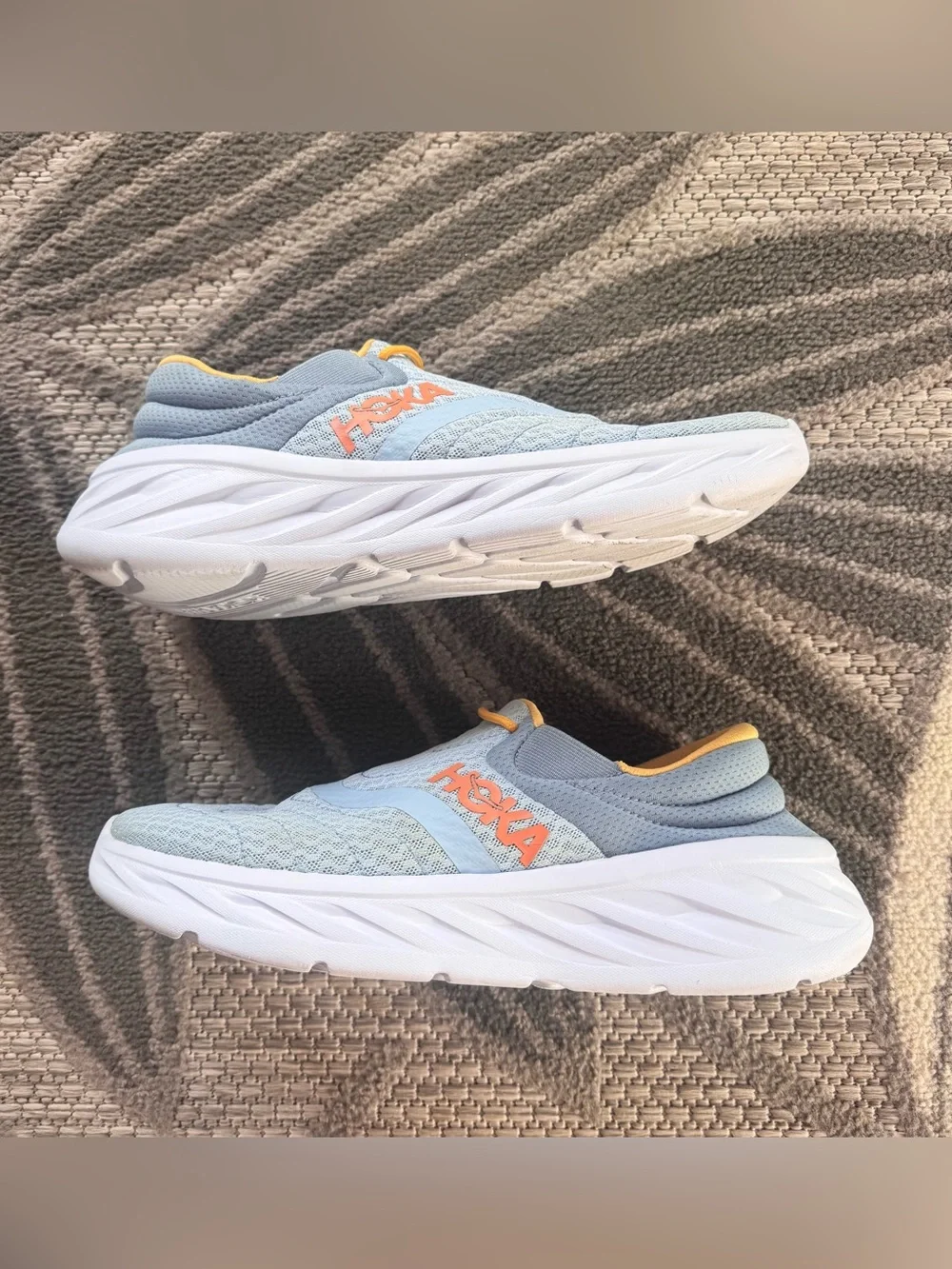 Hoka One Ora Recovery Shoe 2 Light Blue Slip On Women Size US 10 1119398 SSAY
